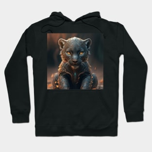 Cute baby black panther Hoodie